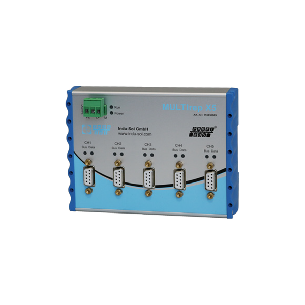 MULTIrep X5 - iRepeater 5x | PROFIBUS DP 5-port repeater 110030009