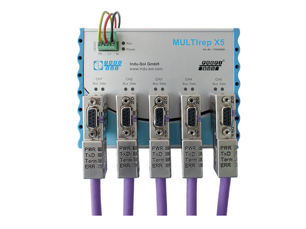 PROFIBUS Repeater/Hub | MULTIrep X5 - iRepeater 5X 110030009 ...
