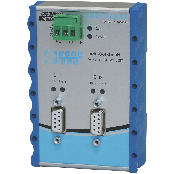 MULTIrep X2 - iRepeater 2x | PROFIBUS DP 2-Port Repeater 110030010